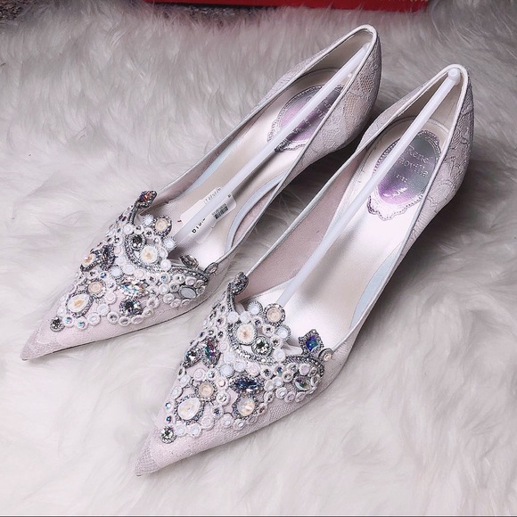 ❤️SOLD❤️Brand new Rene Caovilla Veneziana pumps 40 - Picture 1 of 8